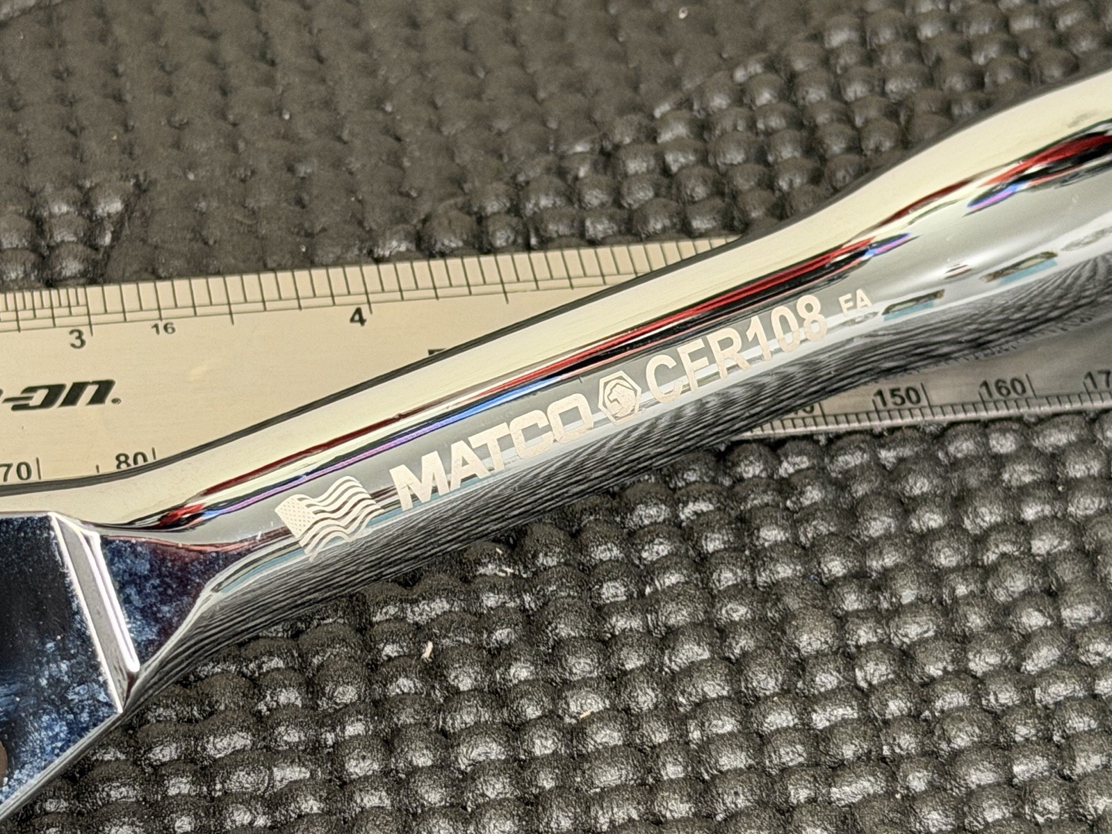 MINT Matco 1/2” Drive Ratchet 88 Tooth 10” Long Chrome Handle USA🇺🇸 – CFR108