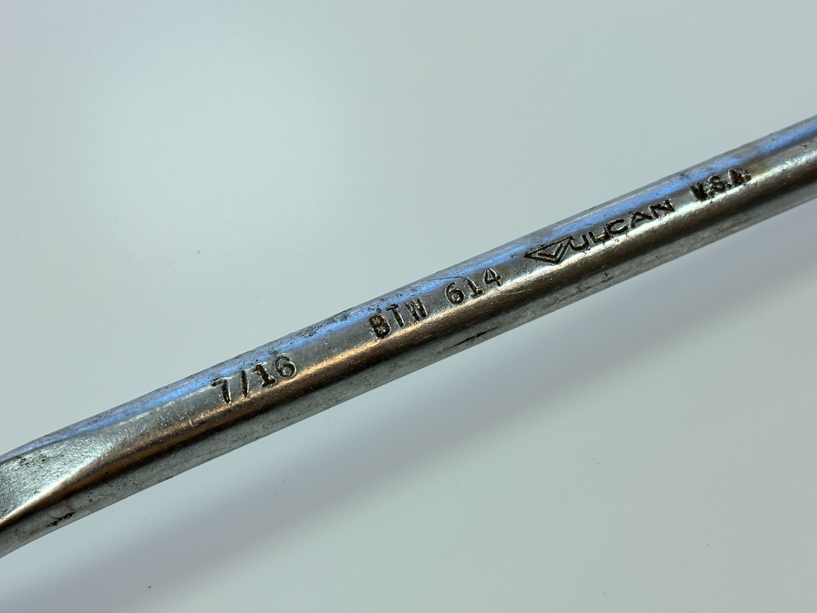 Vulcan Tools USA (Rare) BTW614 Single SAE 7/16” Box End Specialty Wrench 6 Point