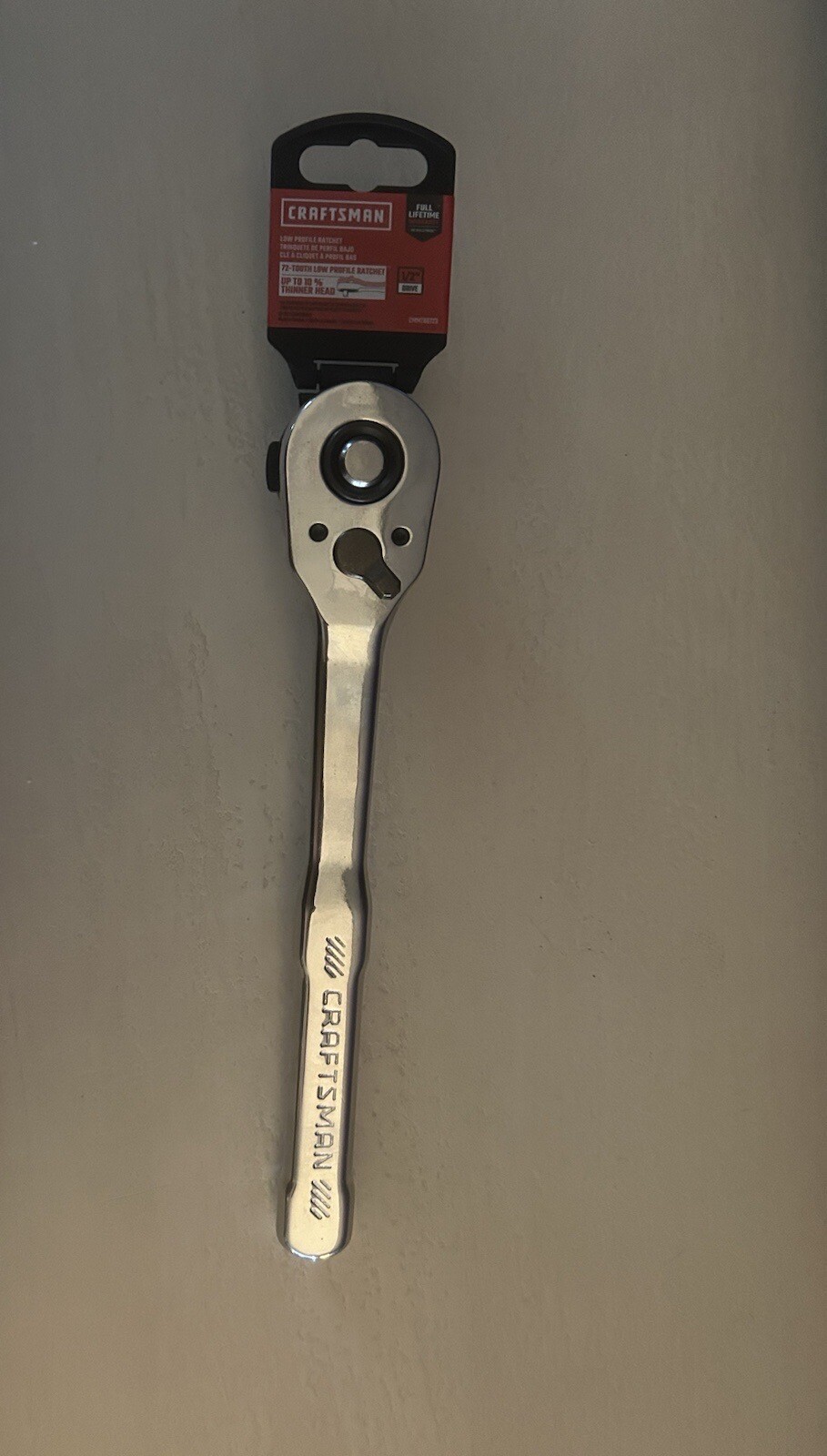 Craftsman 72-Tooth 1/2-in Low Profile Ratchet