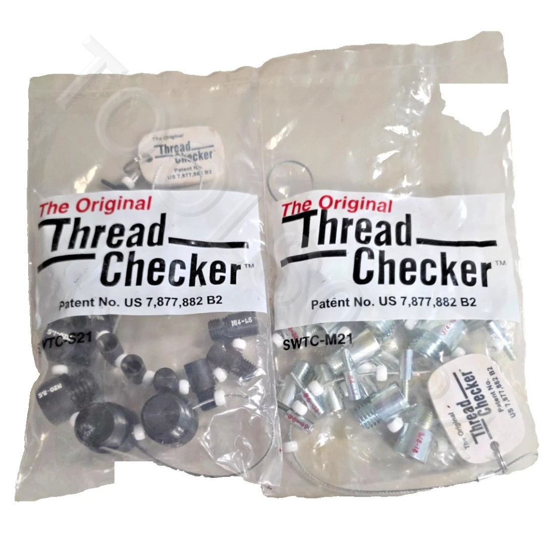 Thread Checker SAE Metric Combo 44pc Coarse Fine S&W USA SWTC-S21 AND SWTC-M21