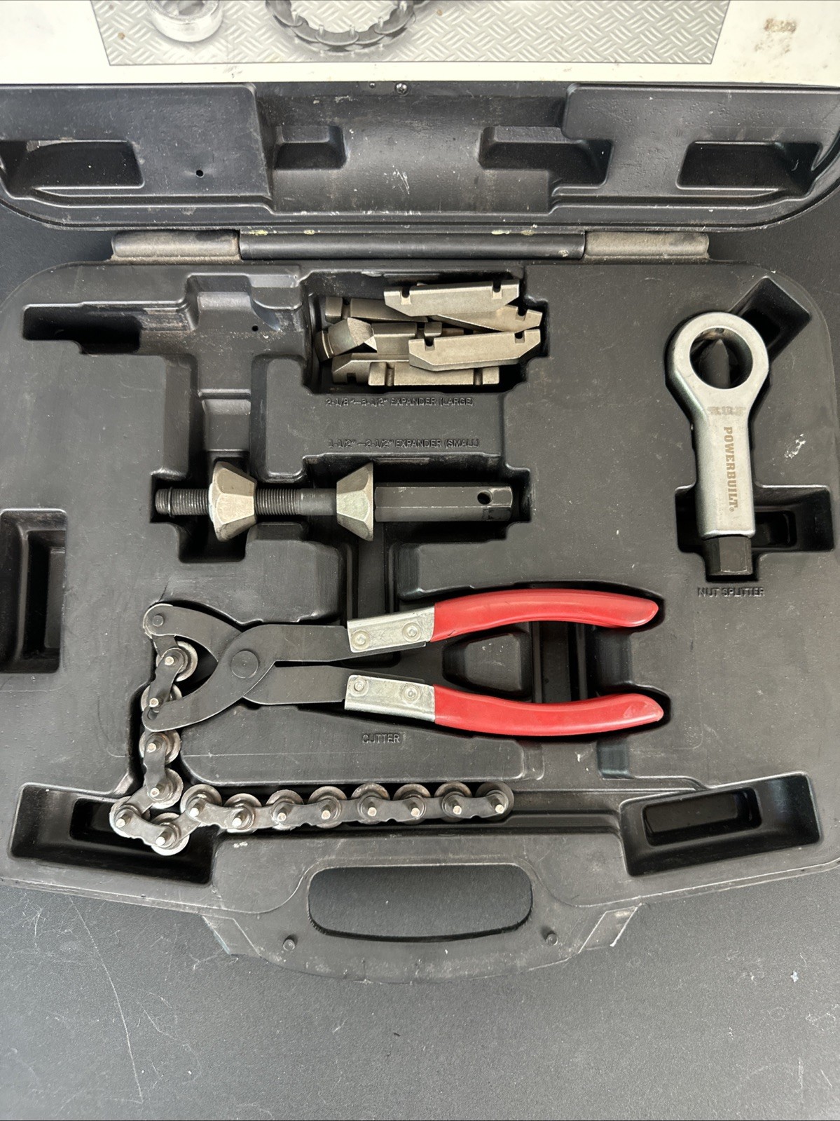 Powerbuilt 4 Piece Exhaust Service Set 648612 Not Complete