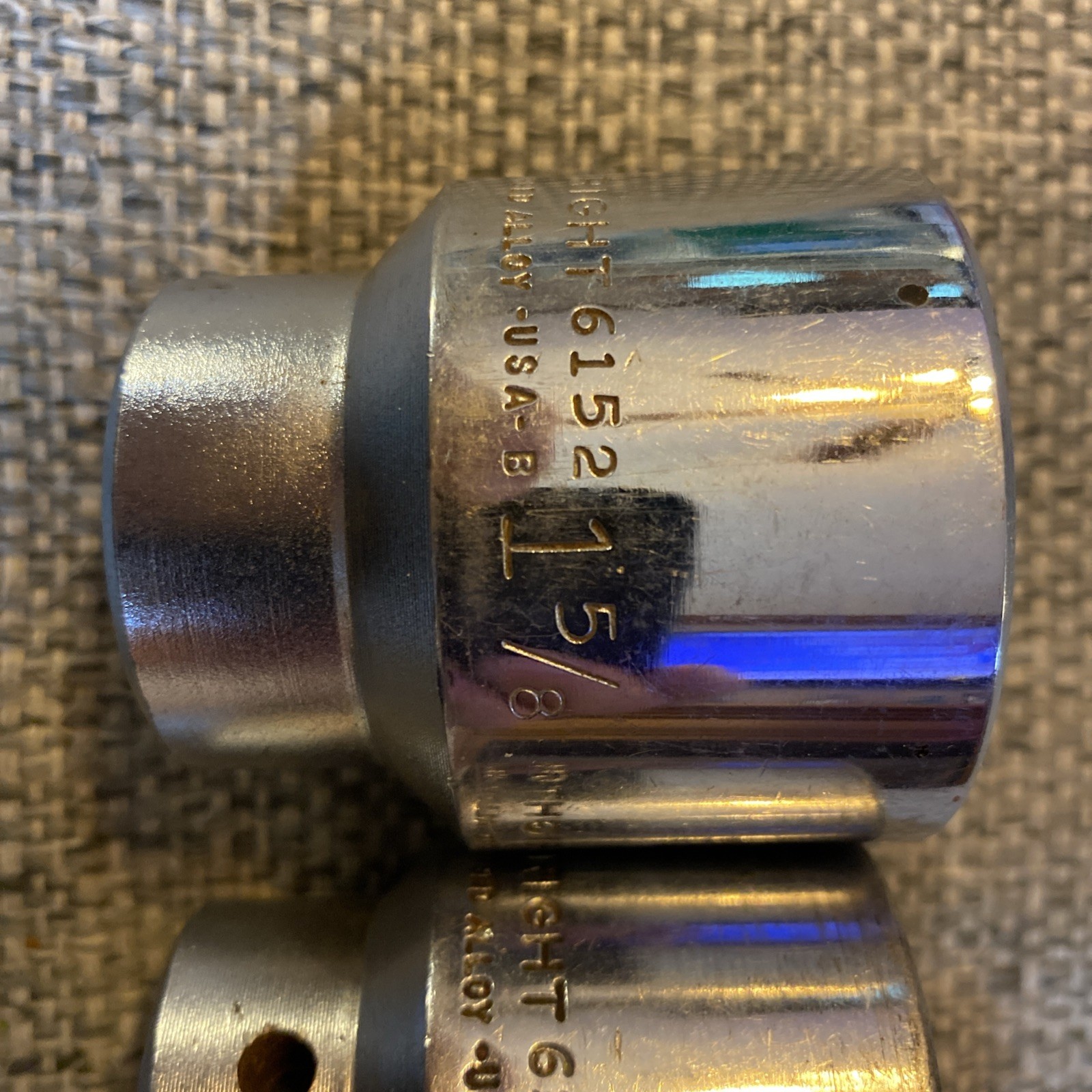 Wright Sockets 3/4 Drive Lot Of 4 1 5/8 ,1 7/16,1 3/8, 1 1/4 Made U.S.A.