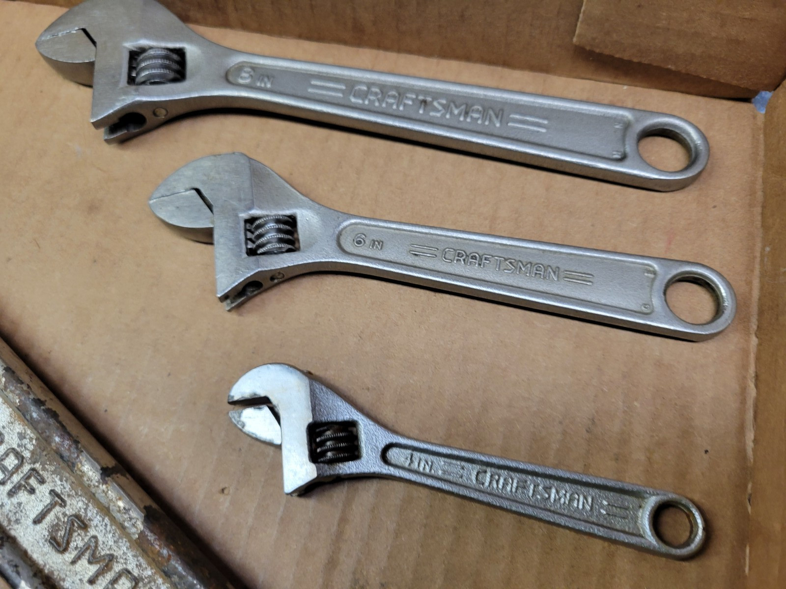 Craftsman 6-Piece Adjustable Wrench Set 4″+ 6″ + 8″ + 10″ + 12″ + 16″
