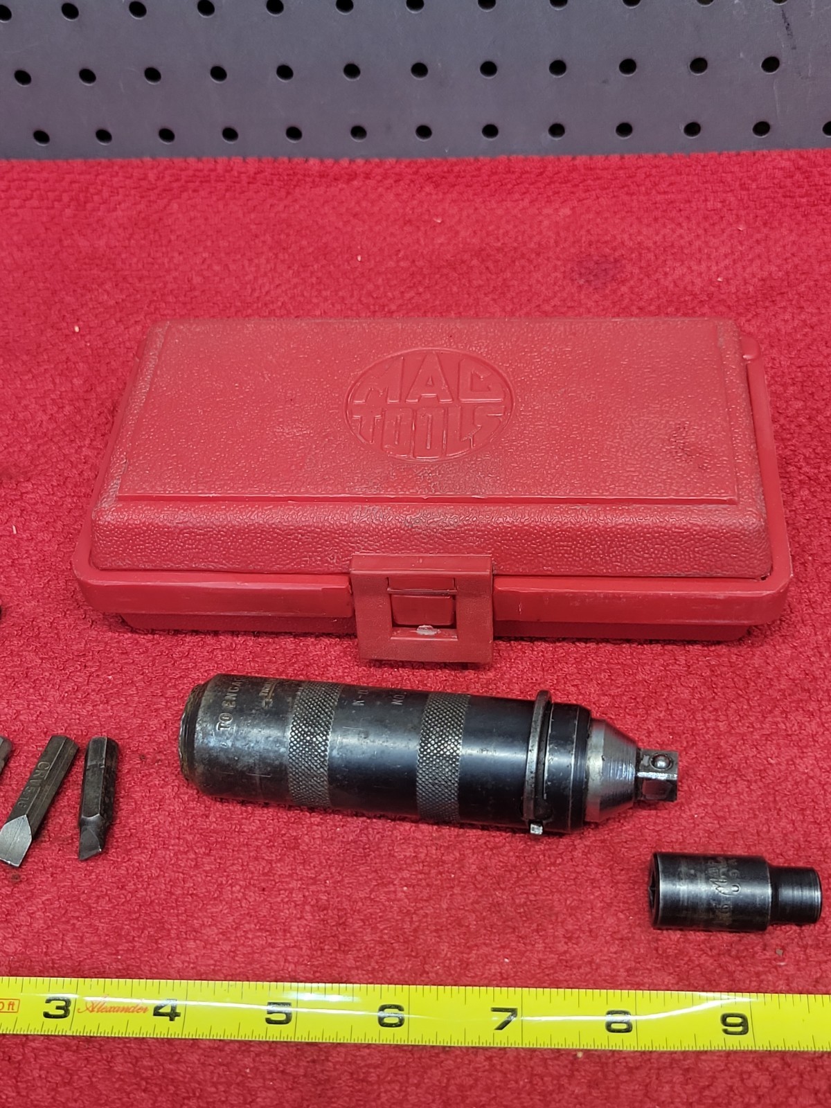 MAC Tools ID67 3/8″ Drive Hand Impact Driver Set W/Case USA 🇺🇸