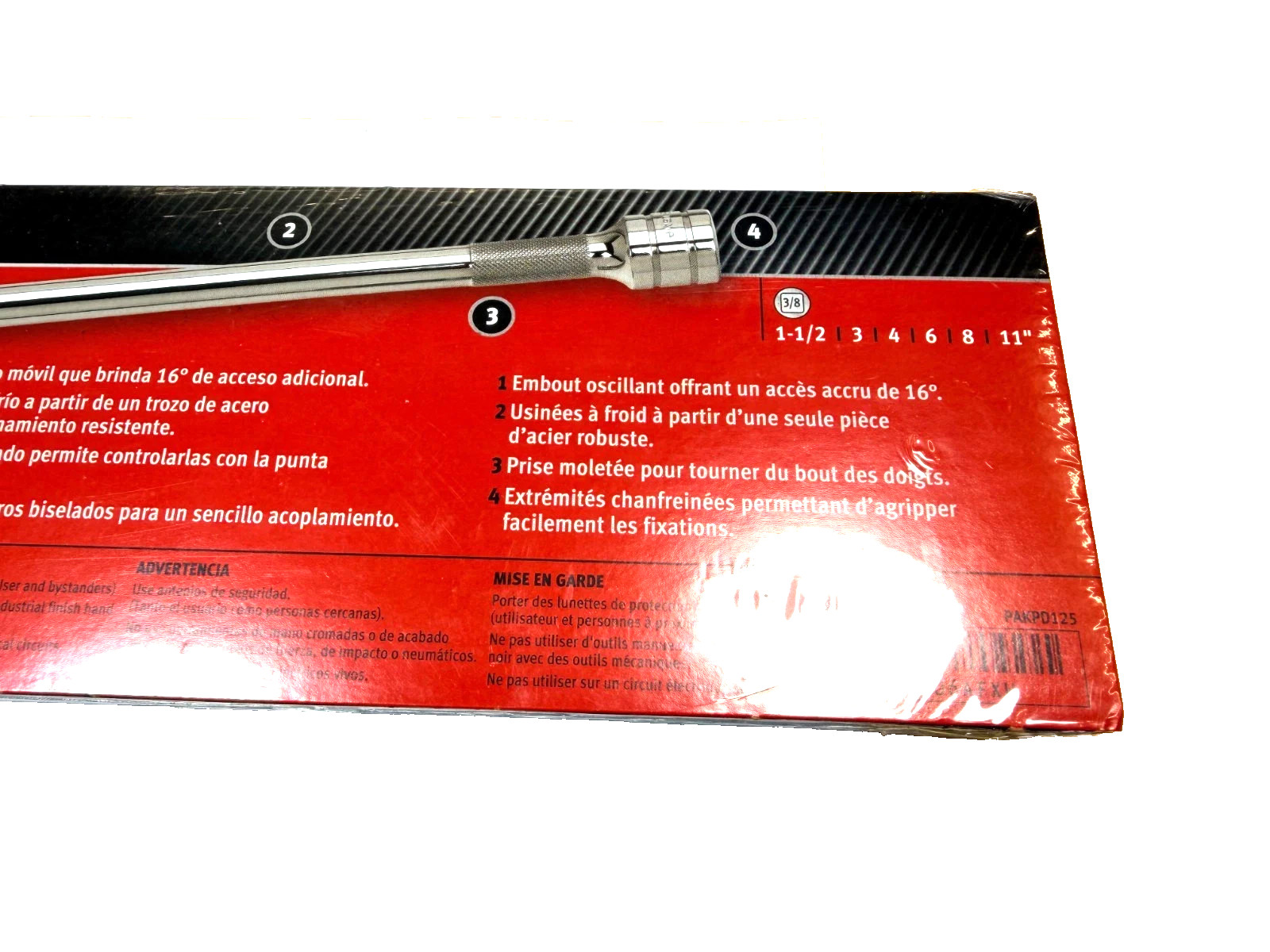Snap-on 3/8″ drive 6pc Knurled Wobble Extension Set 206AFXW USA Sealed NEW