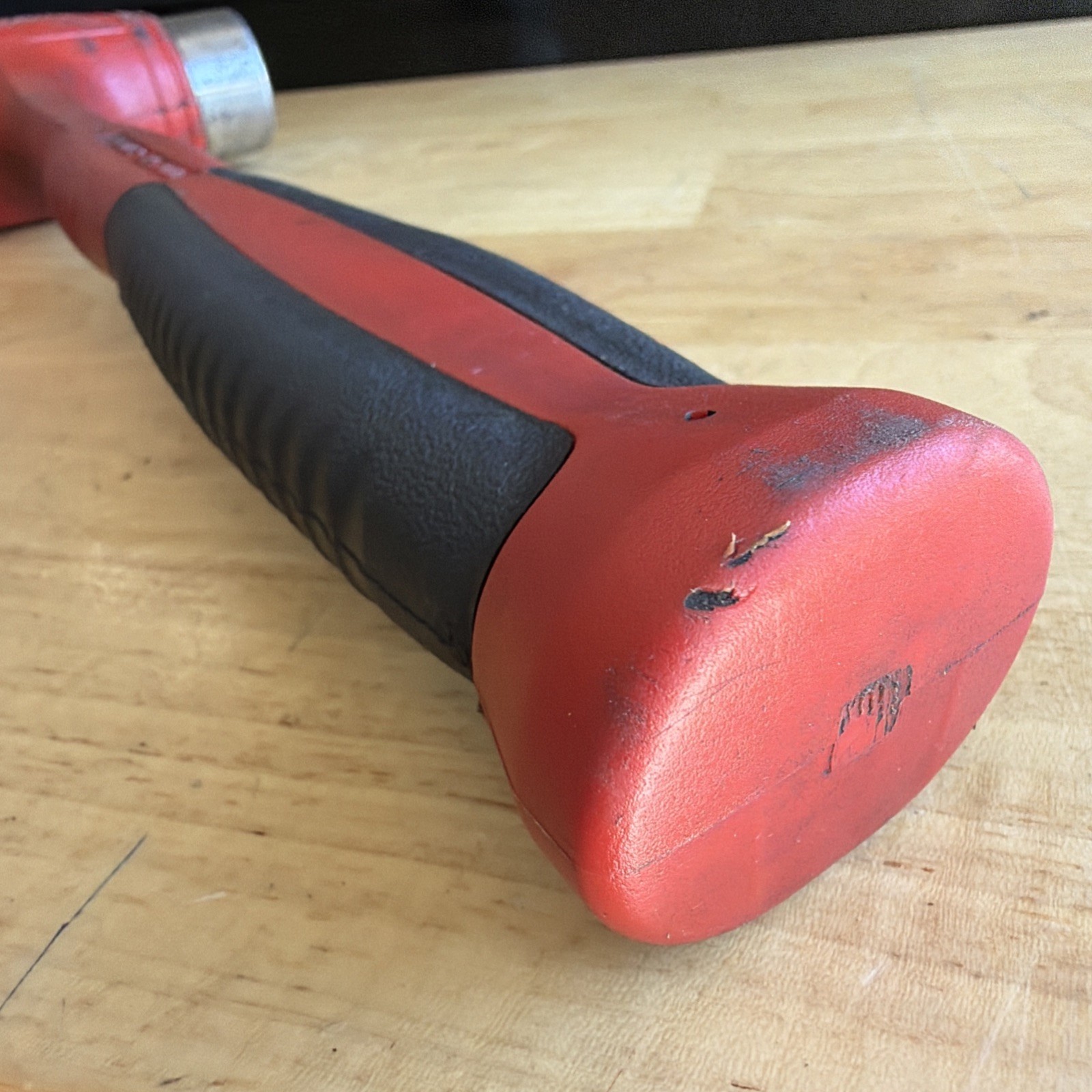 Snap On Tools 32 oz Ball Peen Dead Blow Hammer Red HBBD32 Made in USA