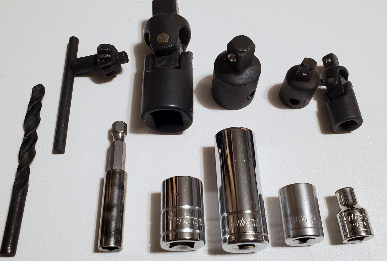 Herbrand Sockets, Misc Universal Joints and Adapters Drill Bit and Chuck Key