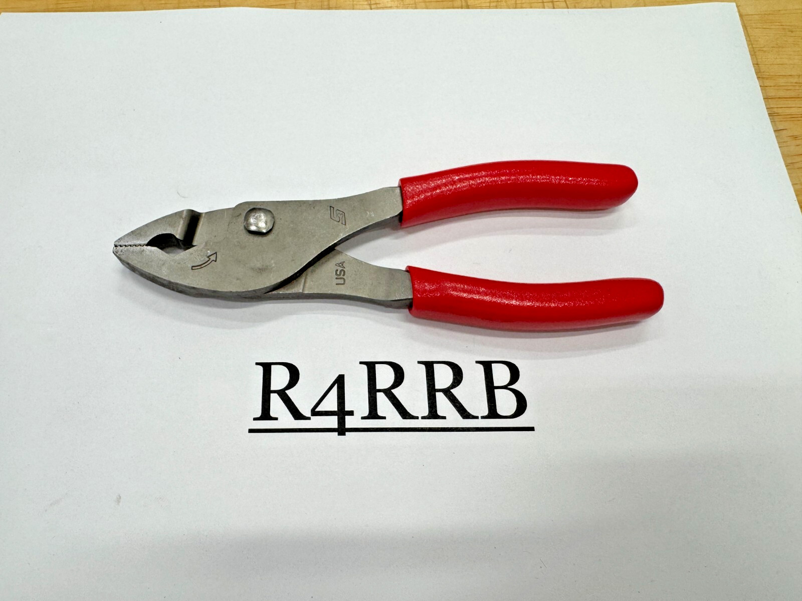 Snap-on Tools USA NEW STYLE RED Soft Grip 6″ Flank Jaw Slip Joint Pliers HJ46ACF
