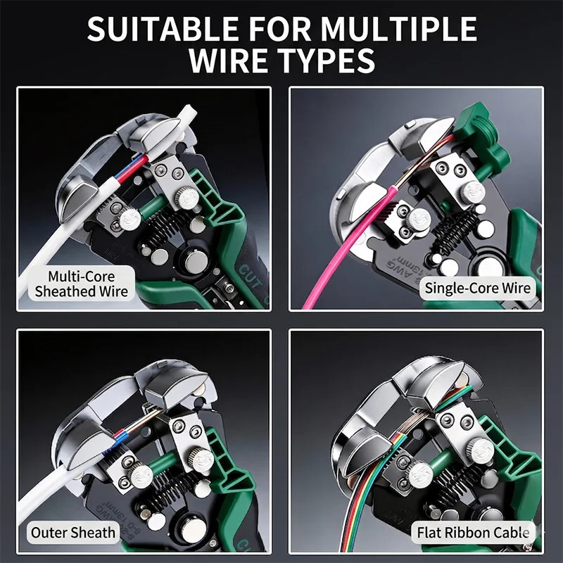 Professional Automatic Wire Stripping Pliers Terminal Crimping Tool