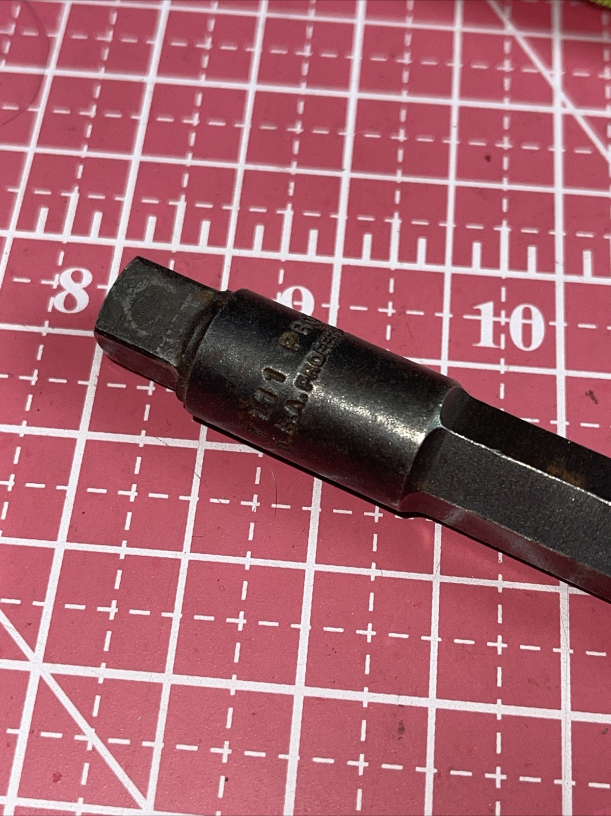 PROTO USA 7111 3/8 Drive Pin Lock Power Adapter Socket 7/16 Hex 2-3/4” Long Ext