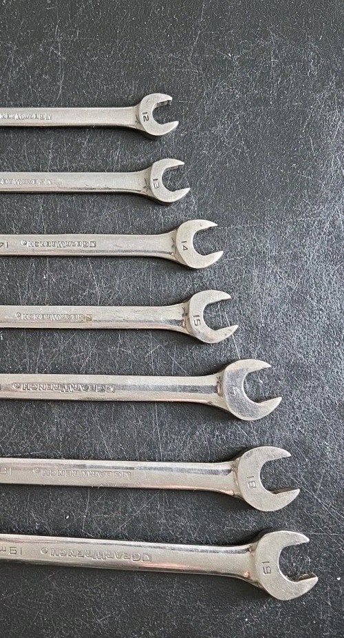 Gearwrench 7 Piece Metric Non Ratcheting Combination Wrench Set