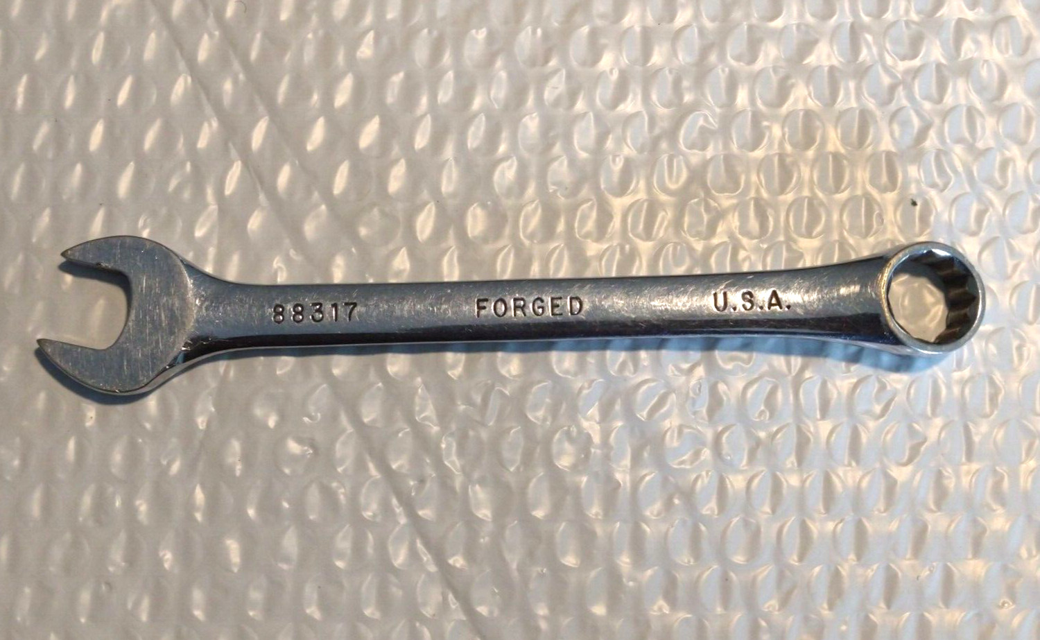 SK TOOLS USA 88317, 17MM. COMBINATION WRENCH, 12 POINT, 7.5″ LONG.