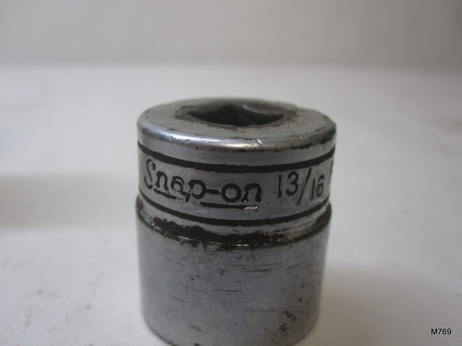 6 QTY Assorted SnapOn 3/8-Drive 6P Shallow/Deep Socket (2) 1/4 (2) 13/16 1/2 3/4