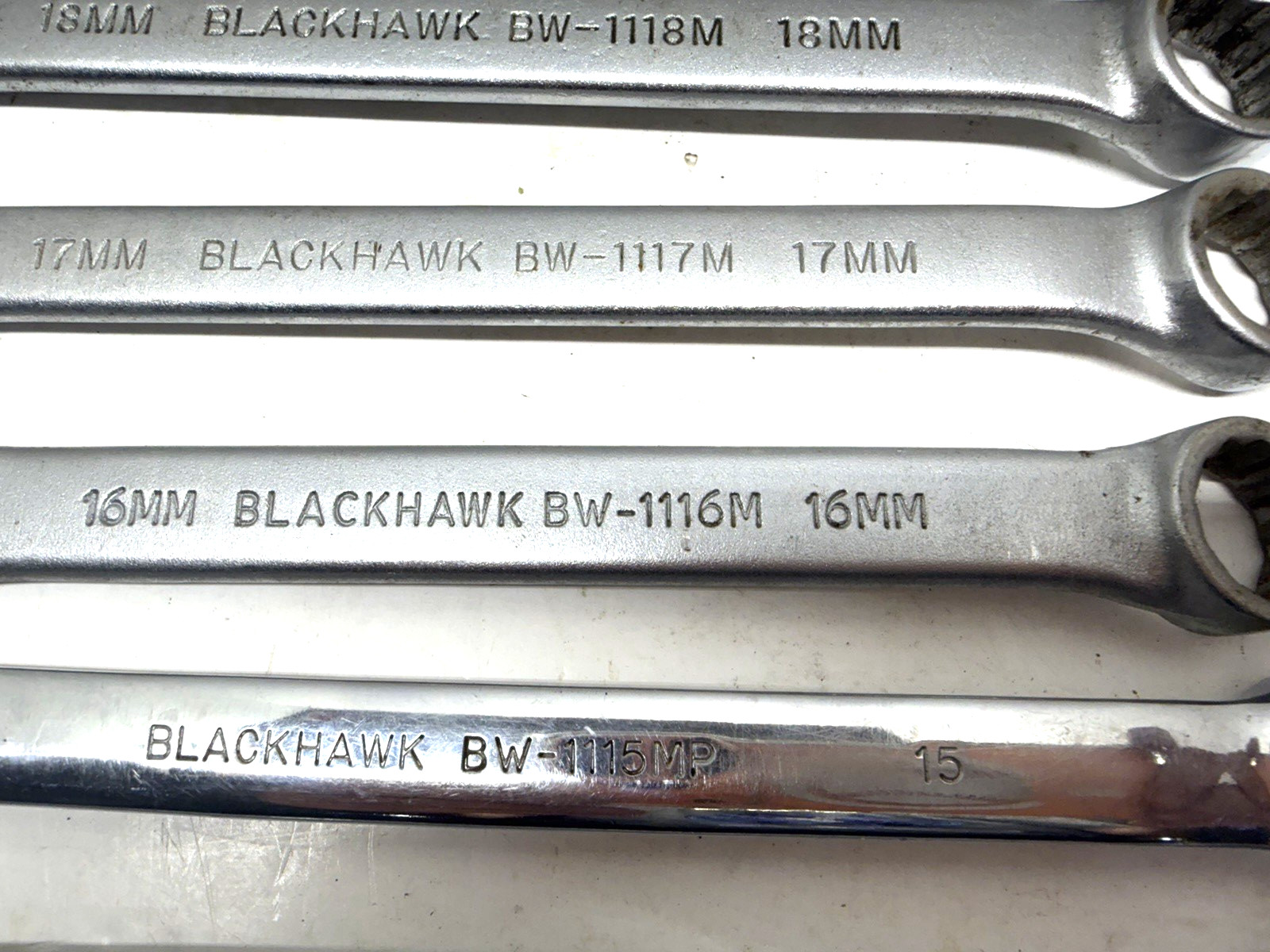 BlackHawk USA 14-Piece Metric Combination Wrench Set 10-19 +30MM and duplicates