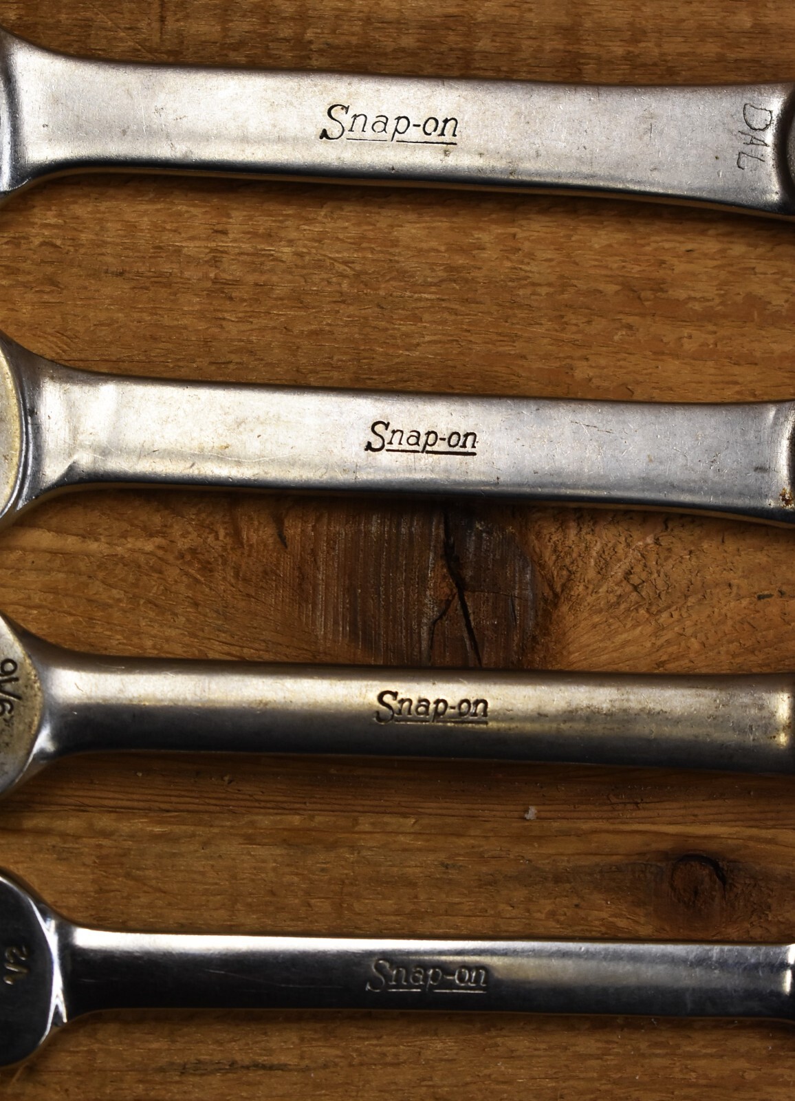 Vtg Snap-On Wrench Set SAE 4pc 12pt 1/2″-3/4″ OEX-240, OEX-220, OEX-180, OEX-160