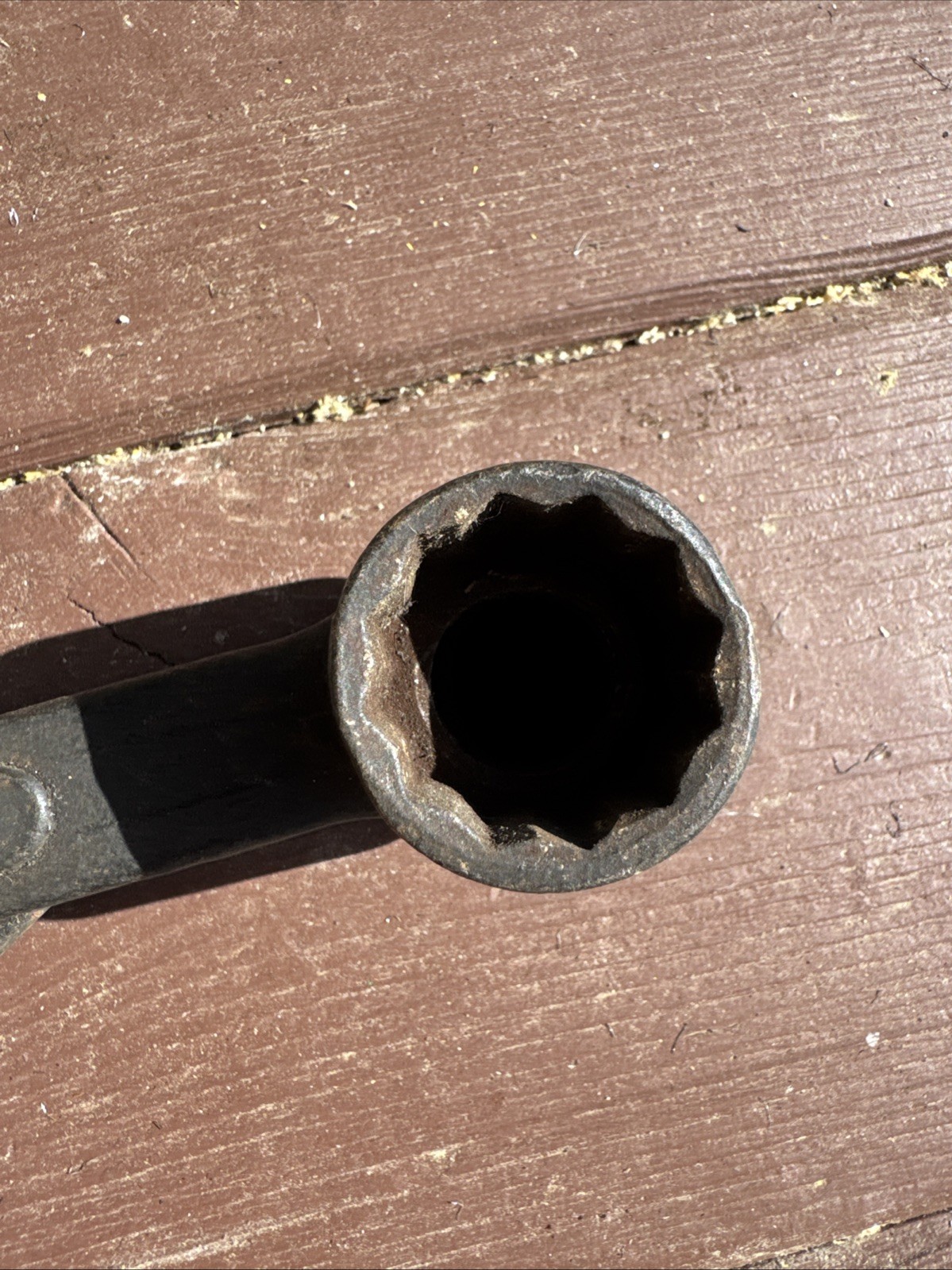 Vintage Snap-On M4431B RR Railroad Yard Inspector Wrench Brake Tool 12 point.