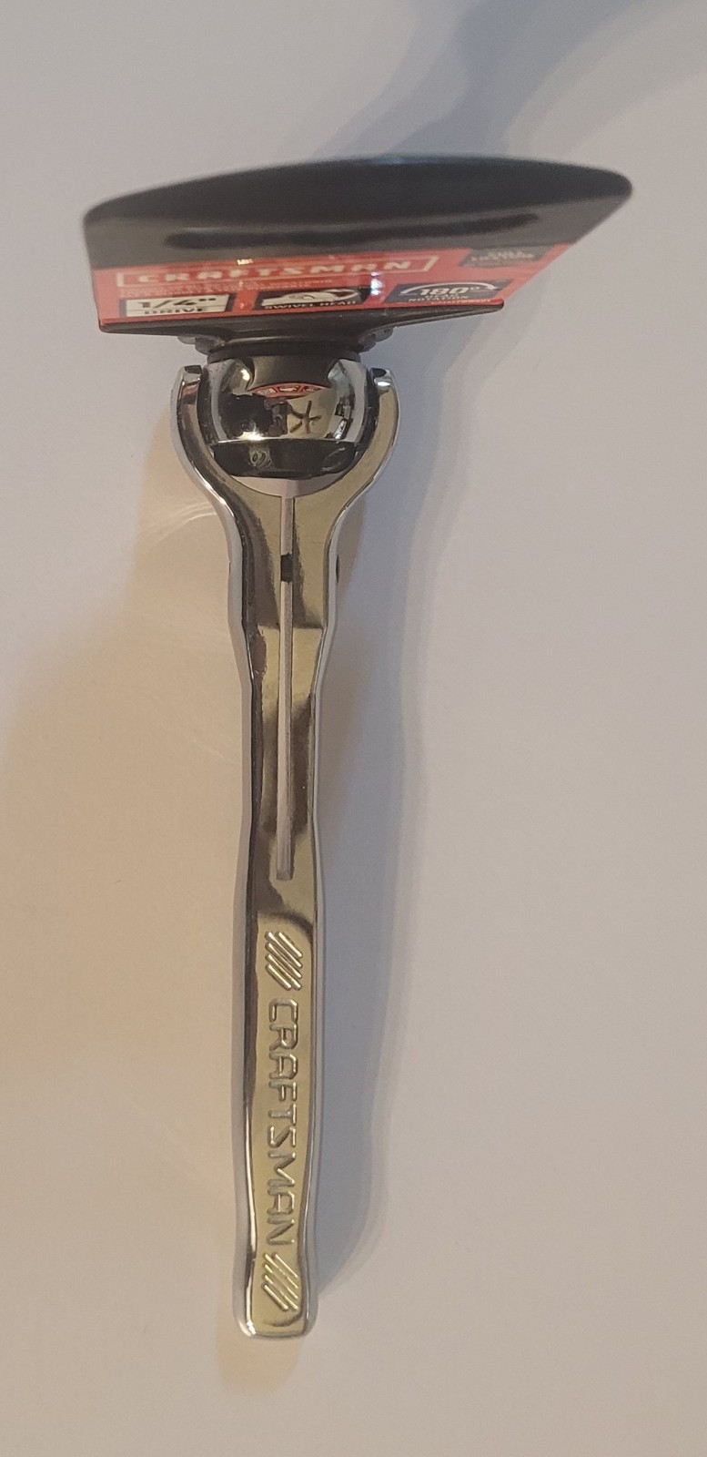 New Craftman 1/4 Swivel Head Ratchet CMMT99421
