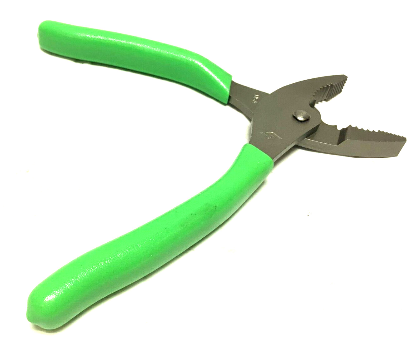New Snap-on 7″ long Green Vinyl Grip Combination Slip Joint Pliers 47ACFG Unused