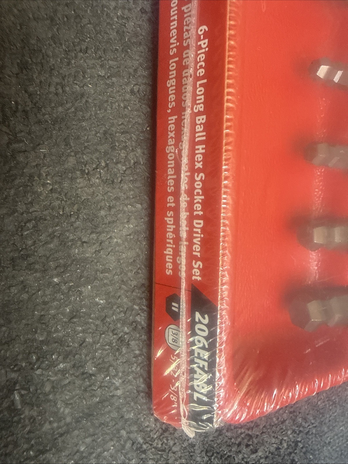For Snap-on 3/8″ drive SAE Ball End Hex Socket Driver LONG Shank 206EFABL New