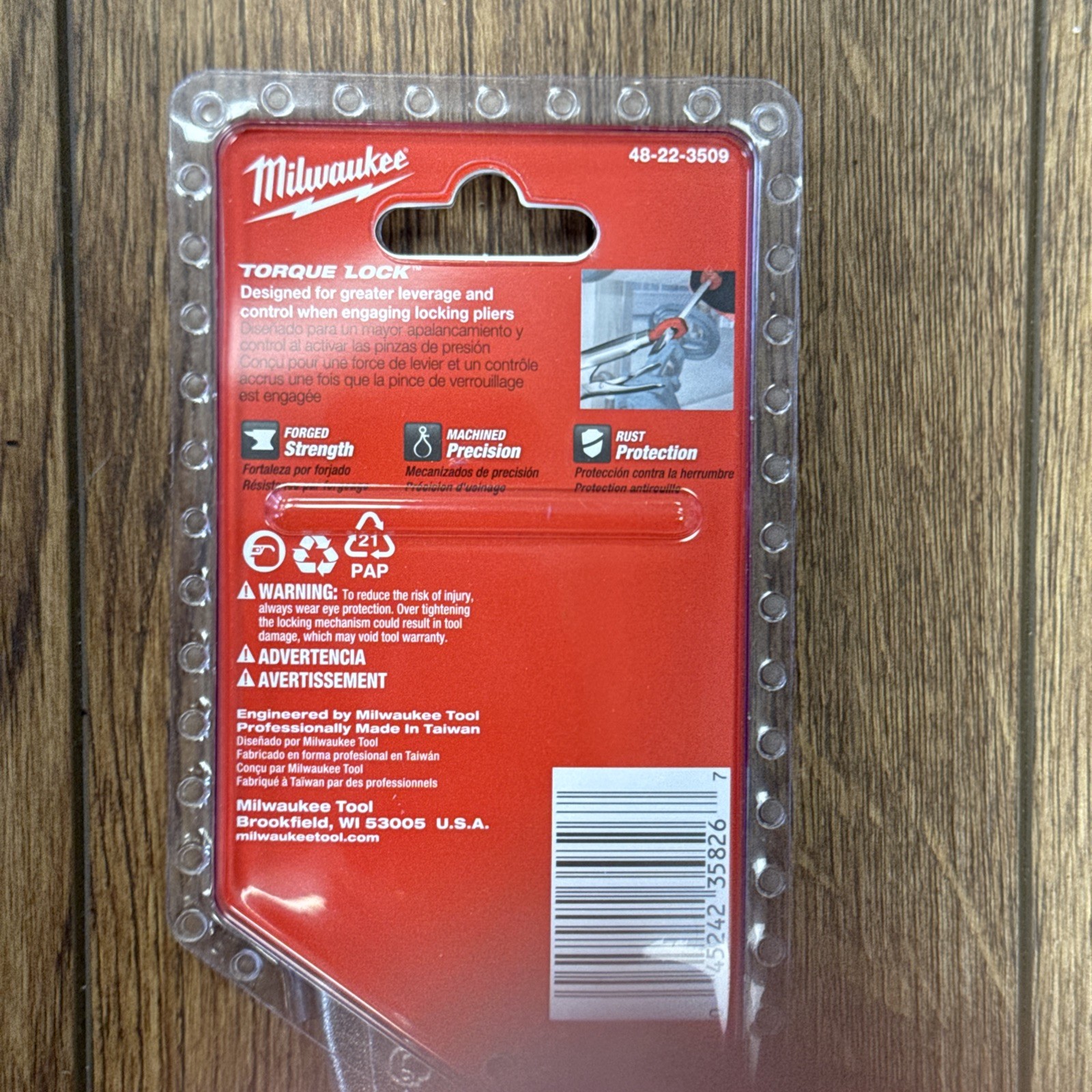 Milwaukee 48-22-3509 – 9″ Inch «Torque Lock» Long Nose Locking Pliers