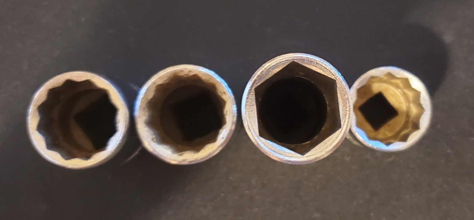 S K Tools 3/4″ Sockets 1/2″ & 3/8″ Drive Lot of 4