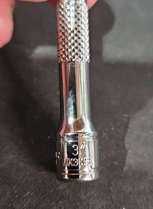 (3) Matco Tools Silver Eagle AX2KSE 2″, AX3KSE 3″, AX6KSE 6″ Drive Extensions