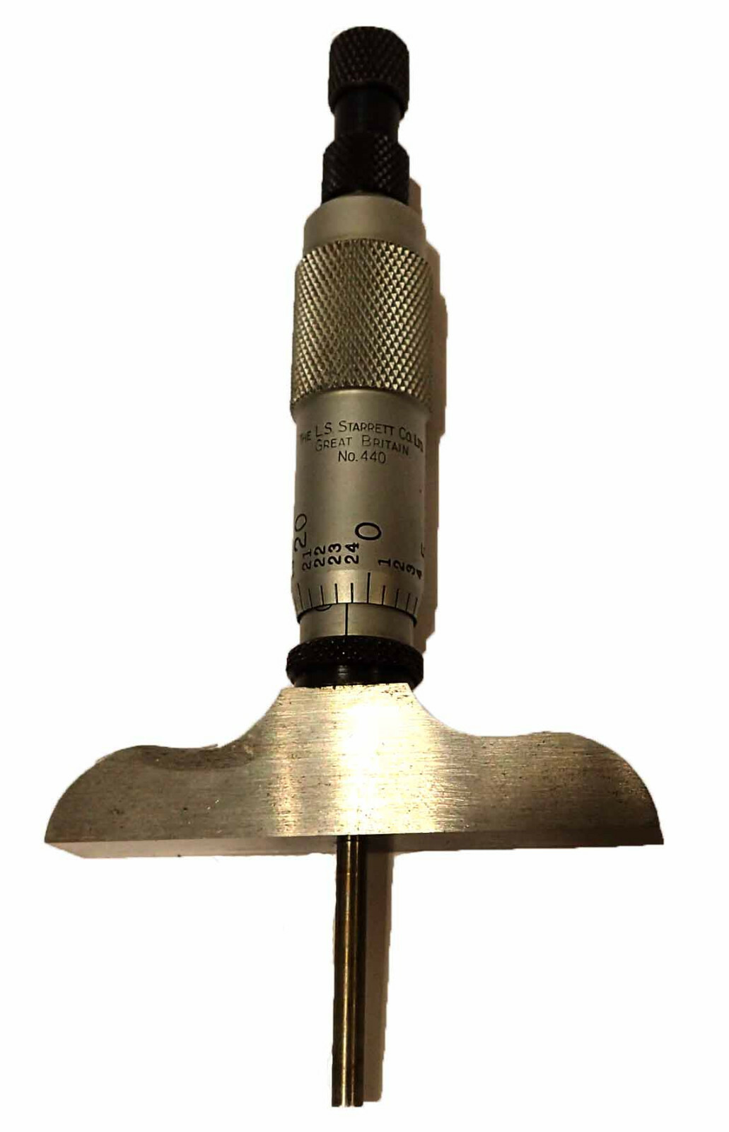 STARRETT 440 SERIES 150RL DEPTH MICROMETER SET, RANGE 0-225MM!