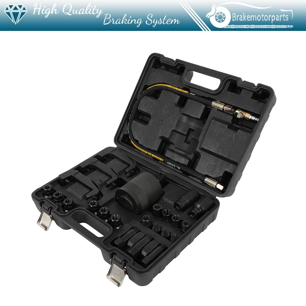 24Pcs Pneumatic Puller Set Extractor Tool Kit For Diesel Injectors Removal