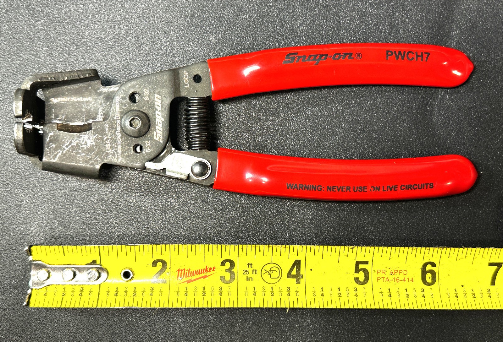 SNAP ON PWCH7 7″ In-line Wire Stripper/Cutter (Red) USA