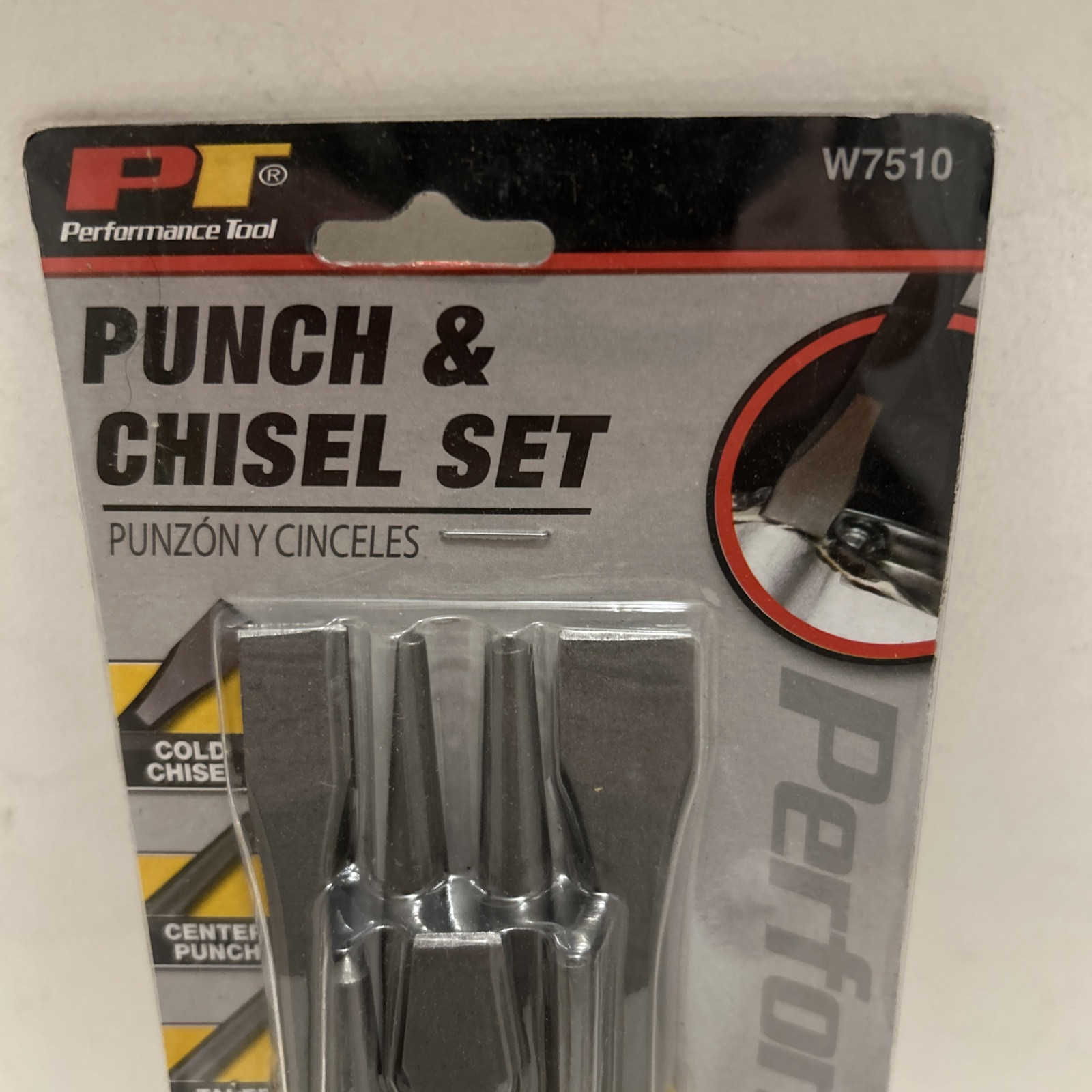 Wilmar 7 pc. Punch & Chisel Set, High Carbon Steel,