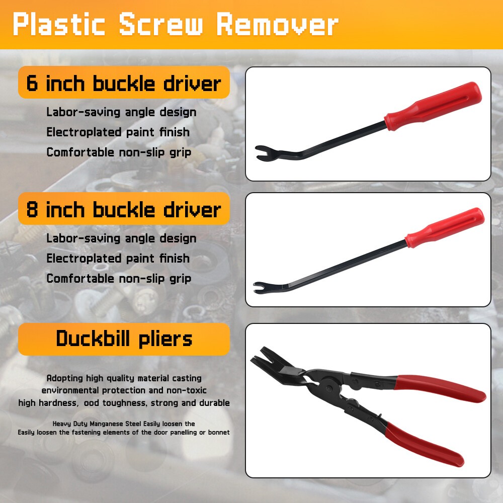 Removal Plier Repair Installation Tool Clip Car Headlight Door Panel Fascia-Dash