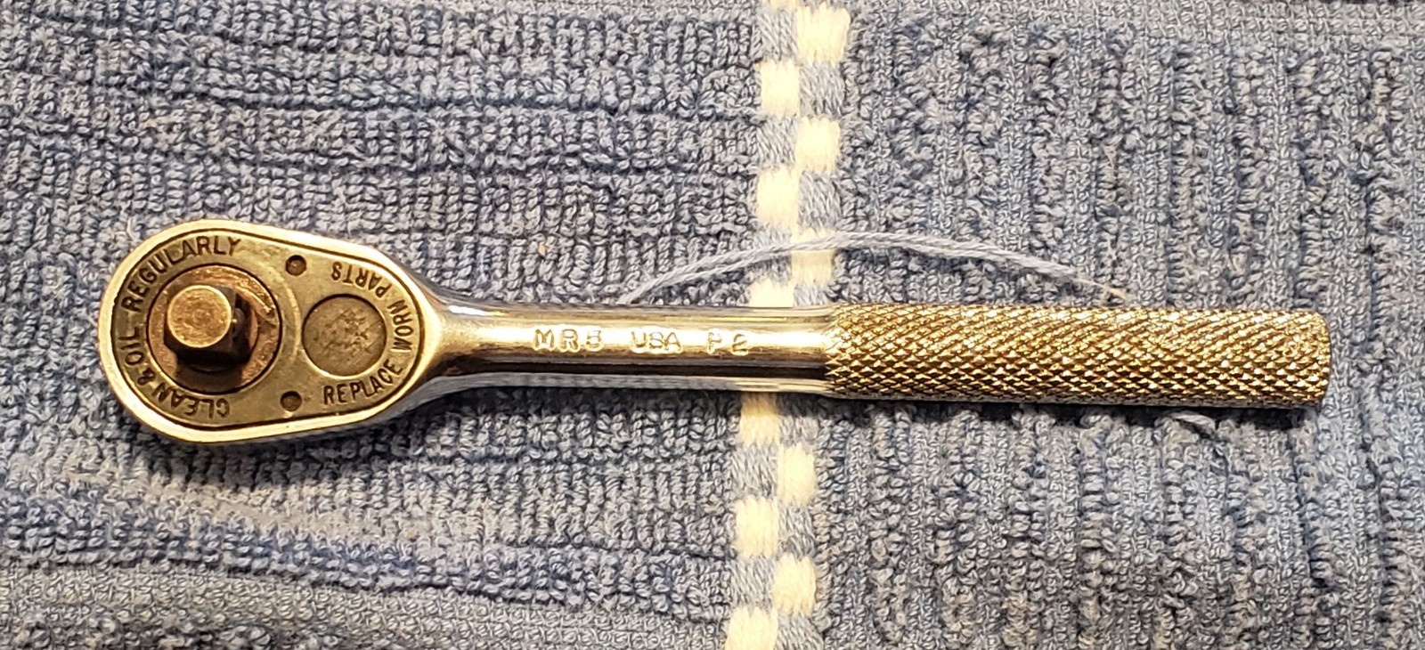 Vtg Mac Tools 1/4″ Drive Ratchet * MR5 * 4 3/4″ long