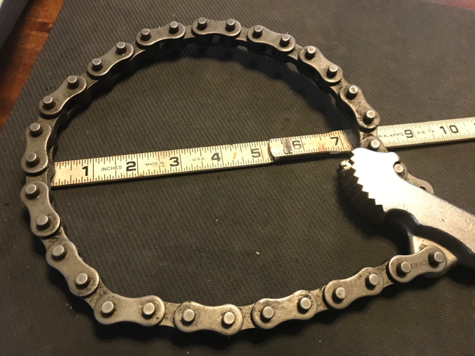 OTC Tools Heavy Duty Ratcheting Chain Wrench 7401 24″ Chain / 19″ Handle