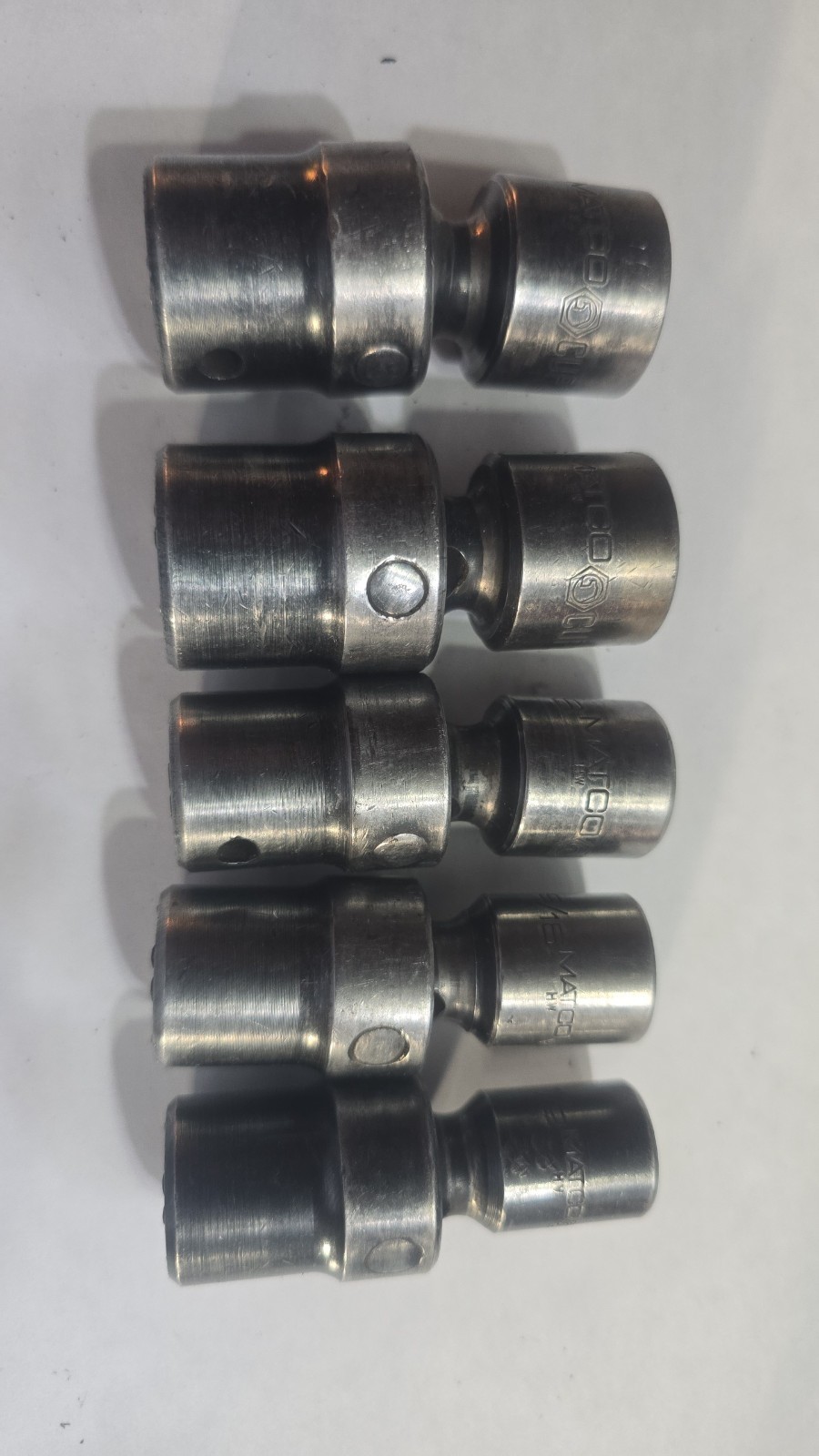 Matco 5Pc SAE 1/2 Drive Shallow Impact Swivel Socket Set FREE SHIPPING