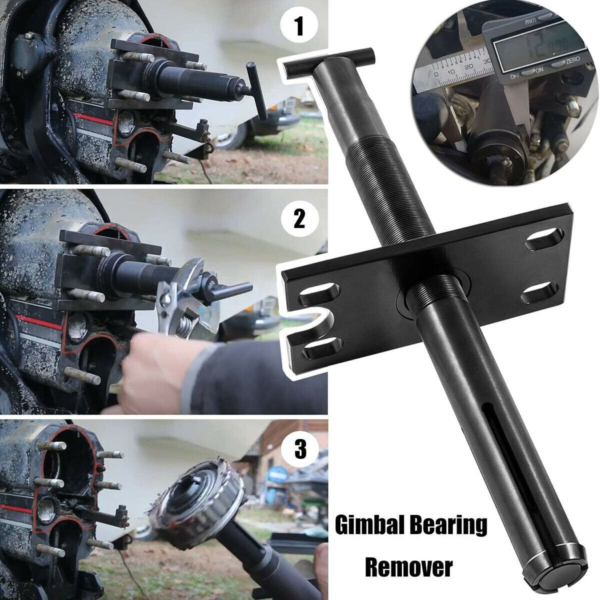 Gimbal Bearing Puller Remover Installer Alignment Tool For Mercruiser Alpha OMC