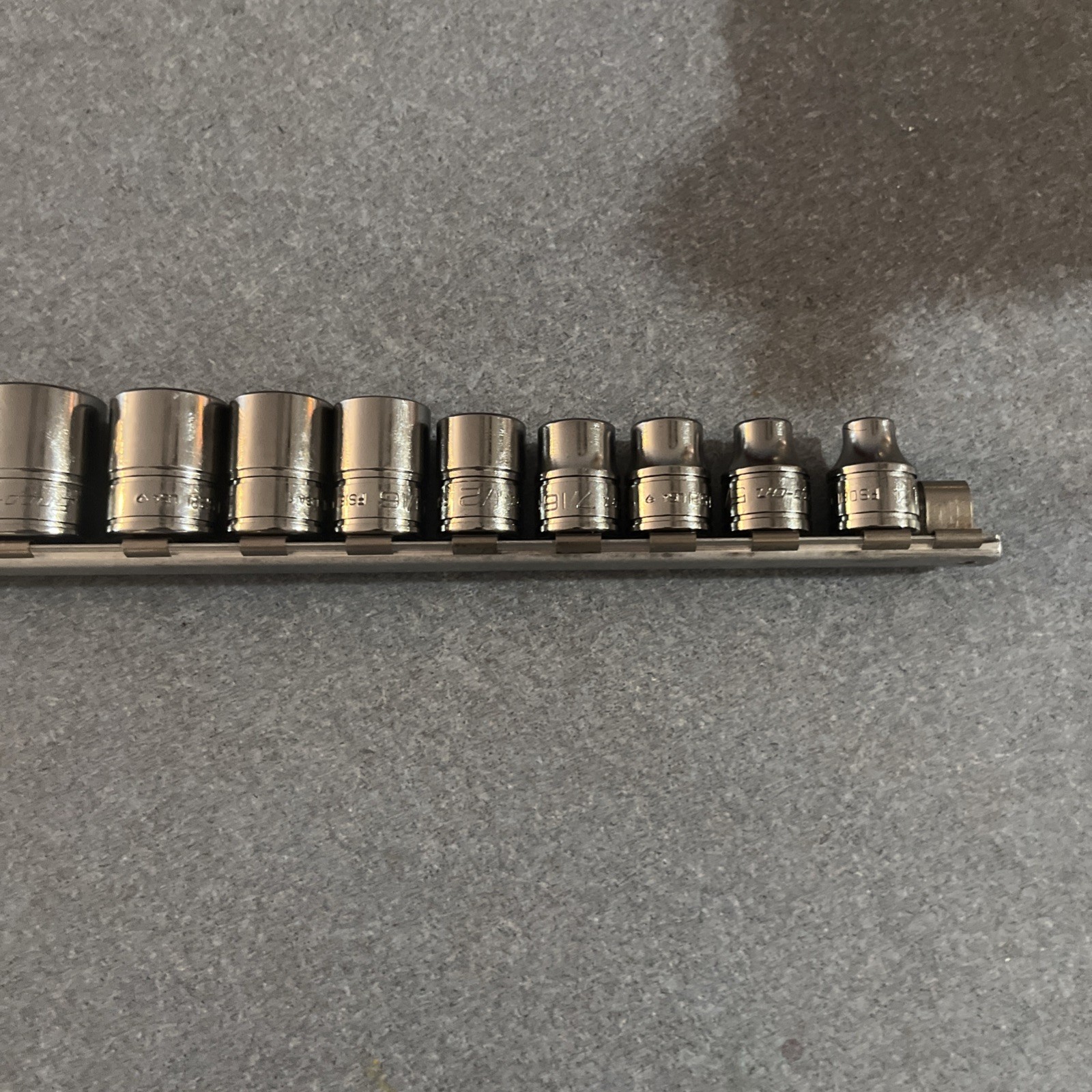 Snap-On Socket Set 3/8″ Drive 1/4″ to 7/8″ 6 Point 11 Pieces