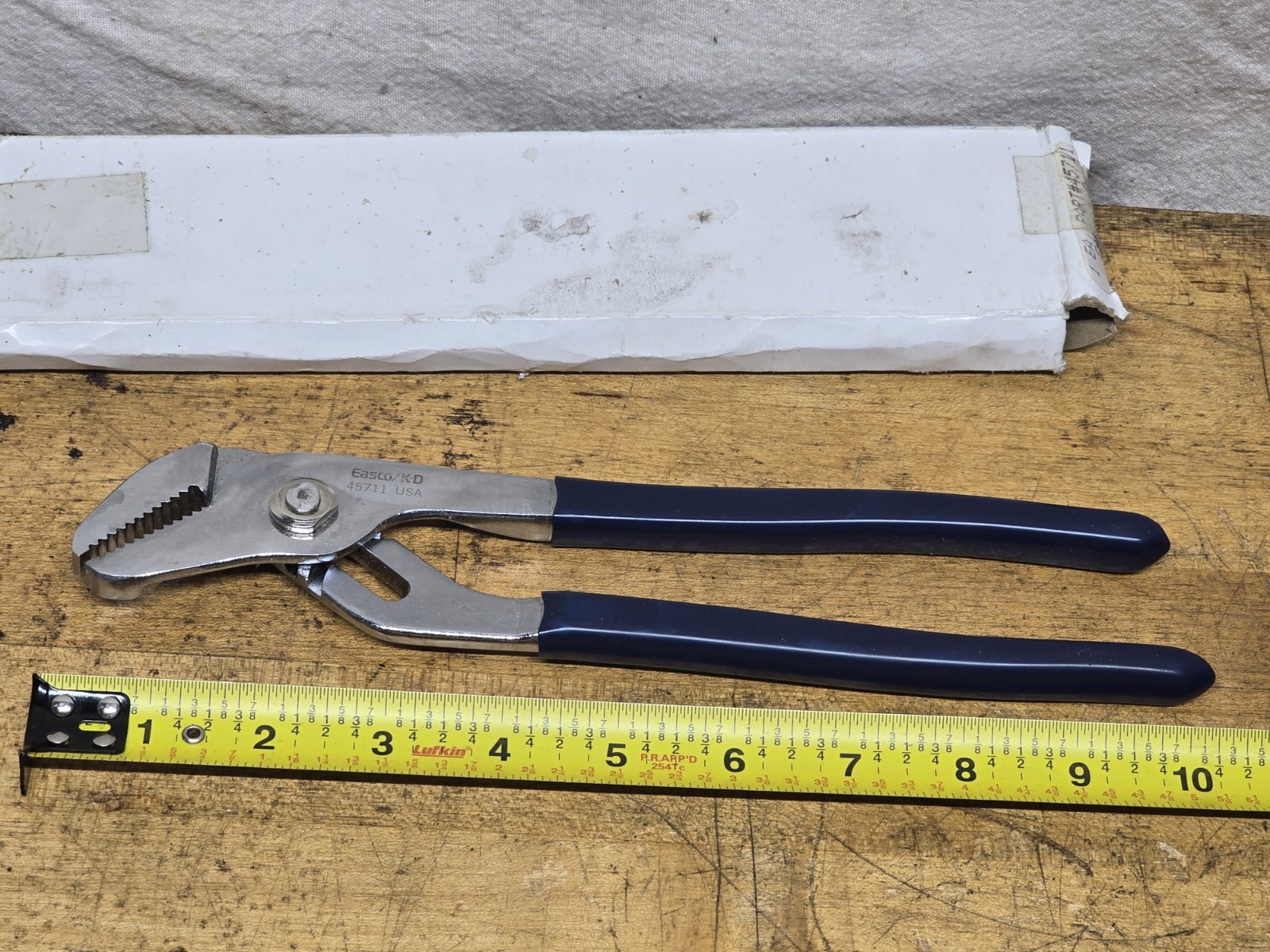 Easco/KD Tools USA 45711 Tongue & Groove Water Pump Pliers, NEW Old Stock, Box
