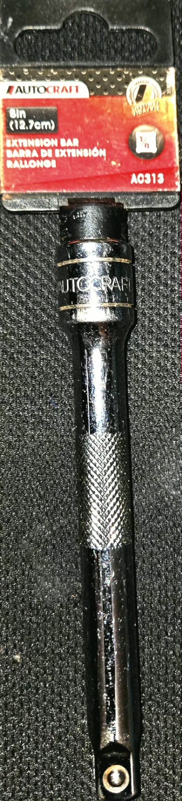 Brand New Autocraft -3/8in. Drive Extension, AC313, 5in. (12.7cm) In Length