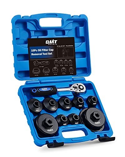 10pc Oil Filter Wrench Set – 3/8″ Drive Metric Cap Removal Tool Kit for Toyota V
