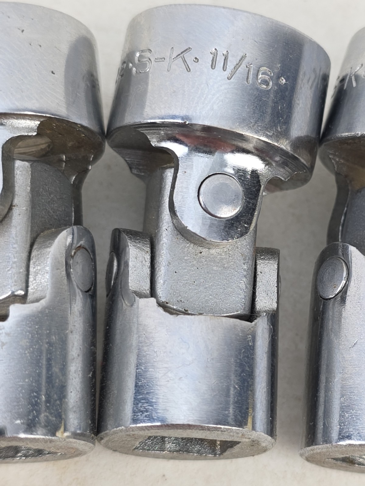 Vintage SK 3/8″ Drive SAE 7 Pc Swivel Universal Socket Set 3/8″-3/4″ USA NOS