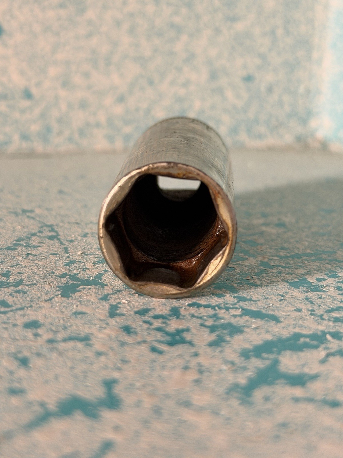 Snap On Tools 17mm 6 Point Deep Socket SFSM17 Vintage USA