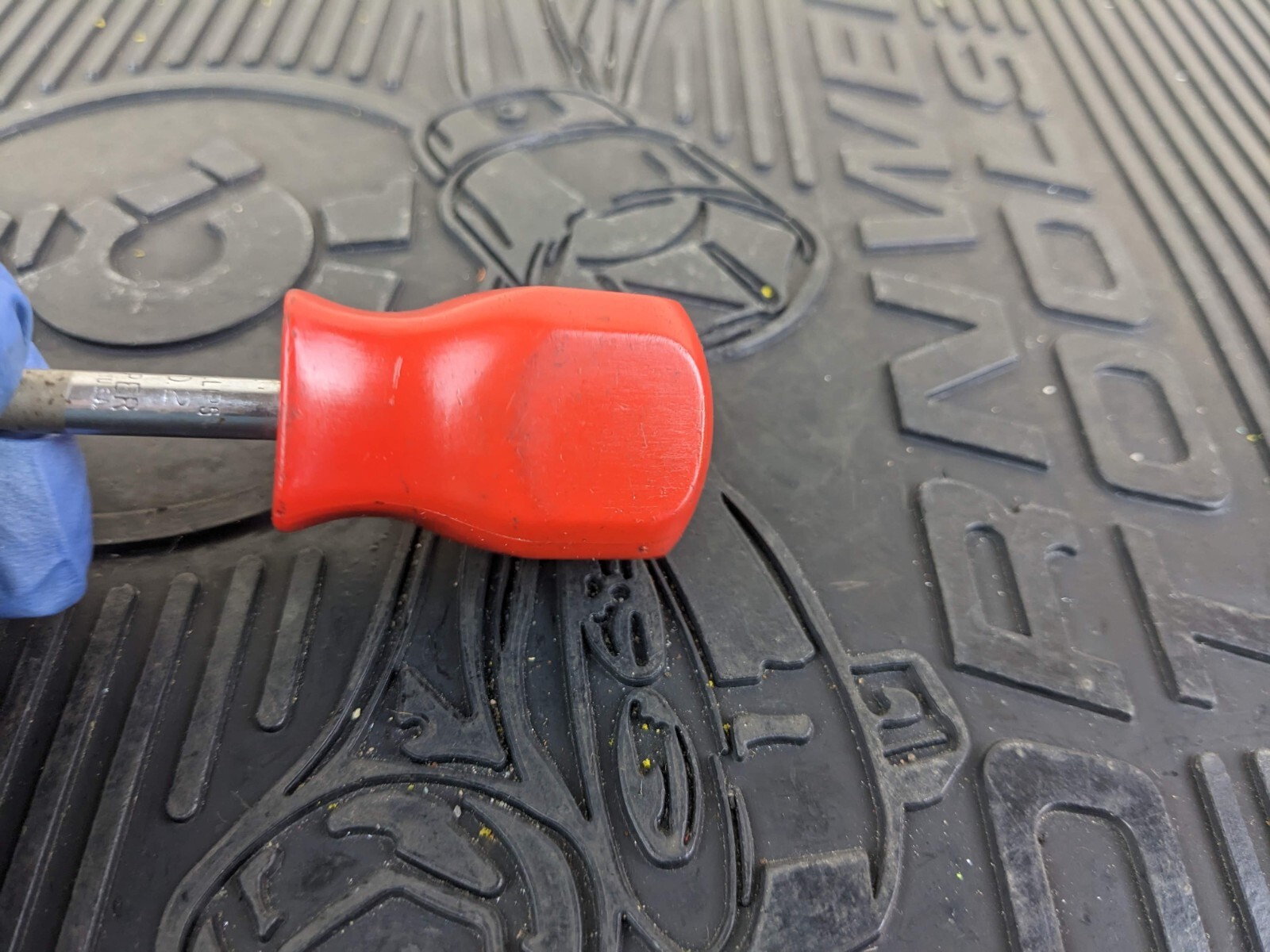 #av311 MAC Tools USA Model P212XA #2 Philips Stubby Red Hard Handle Screwdriver
