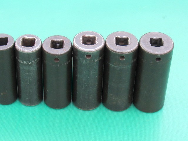 SNAP ON 309SIMY 1/2″ TO 1″ 1/2″ DRIVE SAE 6 PT DEEP IMPACT 9 PC SOCKET SET SIM