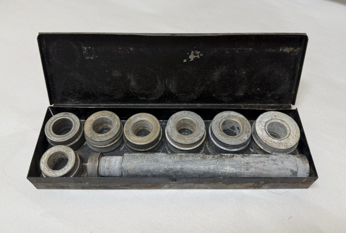 Old A-158 Blue Point by Snap-On 9 pc Bushing Driver Set 1-5/6 – 1-7/8″ Bearing