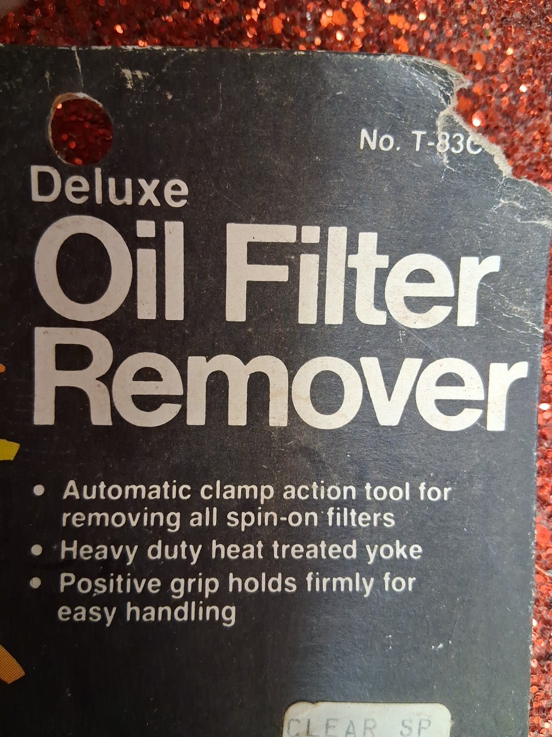Deluxe Oil Filter Wrench Patina Free Shipping