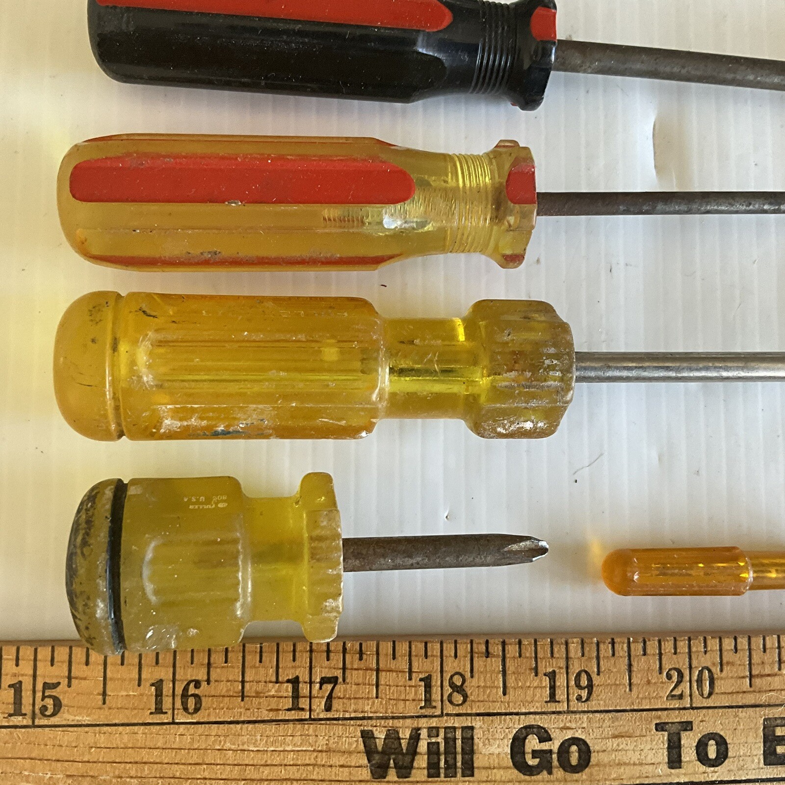 Craftsman Screwdriver Lot Phillips Tip Woodworking Repair Automotive Diy Vintage