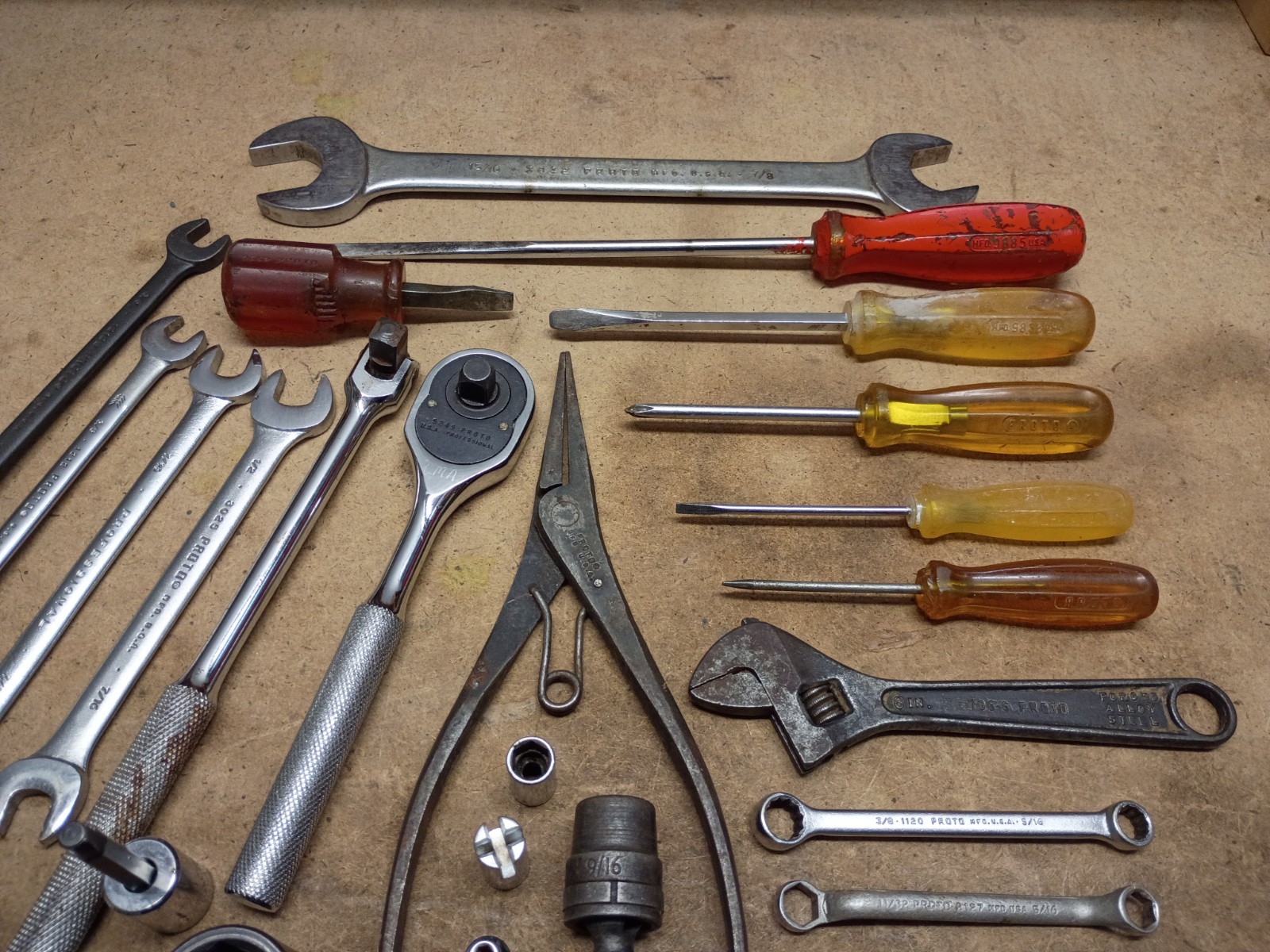 MIX LOT OF 25 PROTO TOOLS.