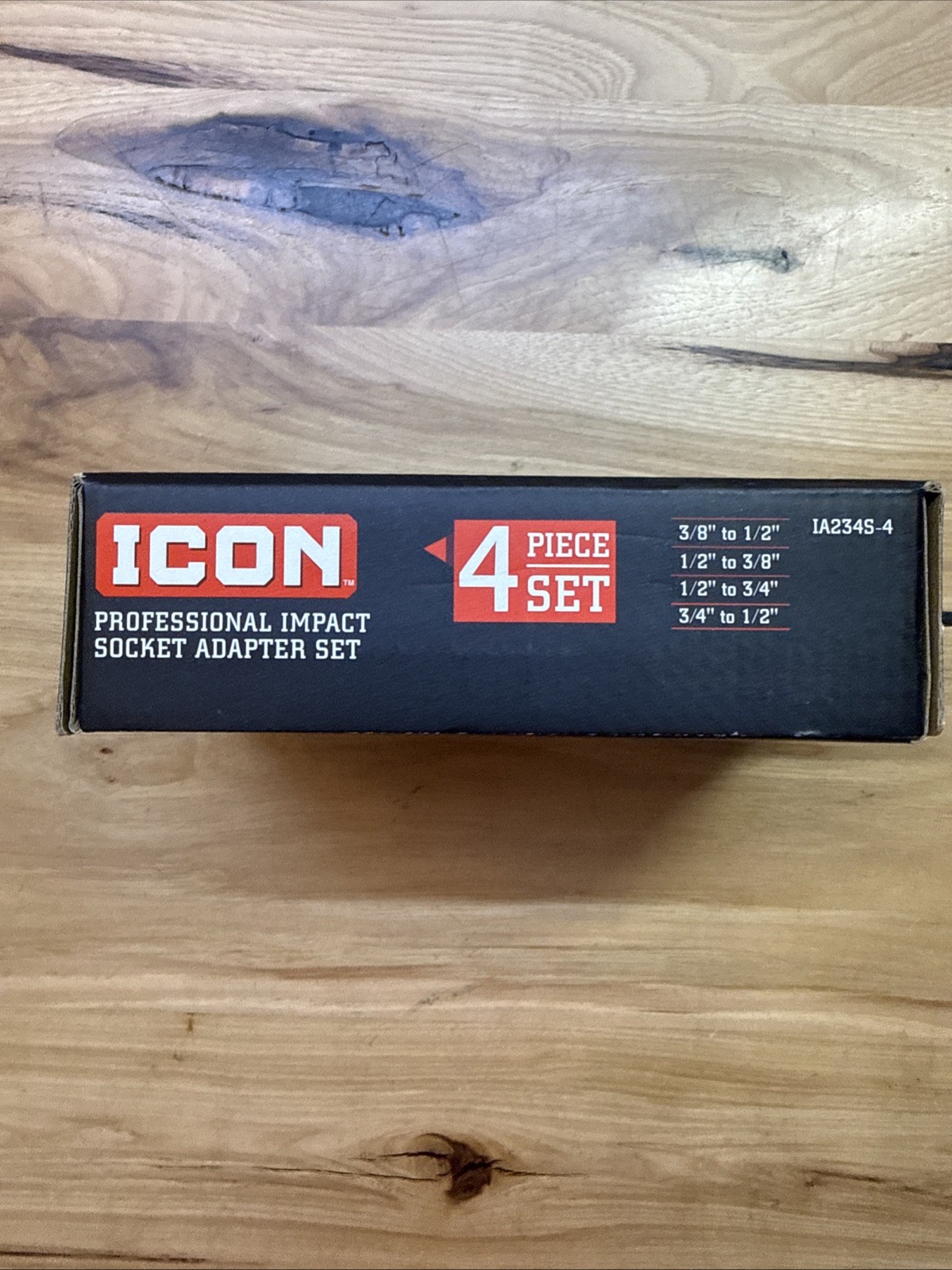 ICON Tools – Impact Socket Adapter Set, 4 Piece IA234S-4 Item 57717