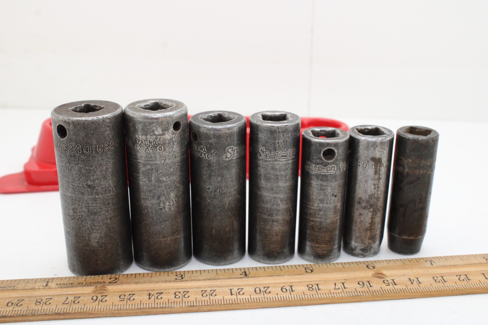 Snap on 207IMFS 3/8″-3/4″ 7 Pc 3/8″ Drive 6 Point Semi-Deep Impact Socket Set