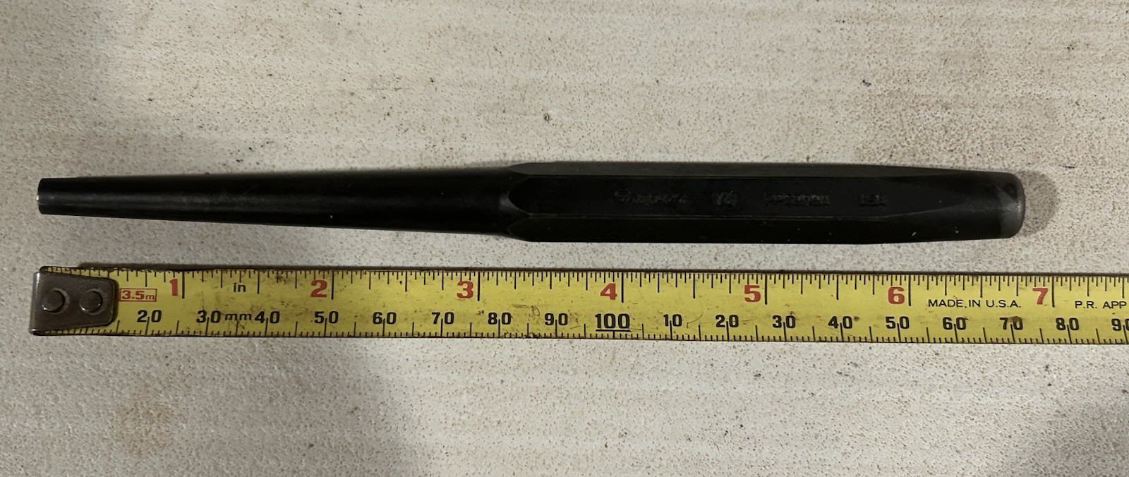 NEW Snap-on Tools USA 6-3/4” Length 1/4” Tip Starter Punch PPC208A
